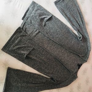 Grey bell sleeve cardigan